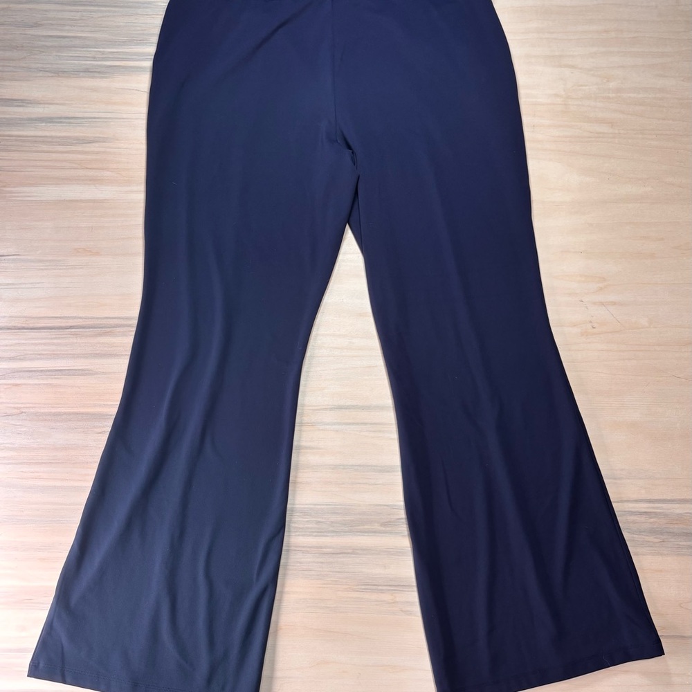 STYLUS Navy Boot Cut Flare Pants Size XL - Picture 3 of 4